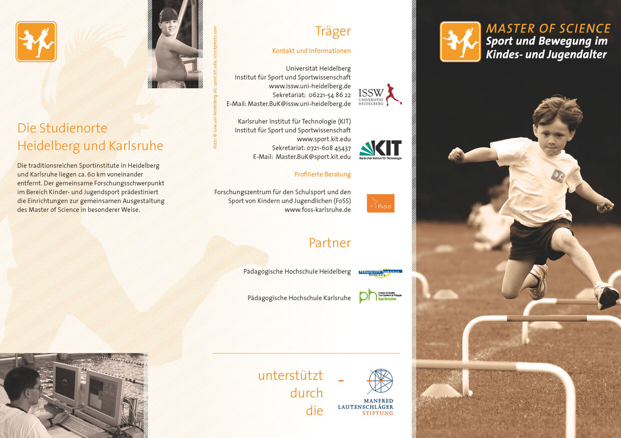 Master-Broschüre zu Sport und Bewegung im Kindes- und Jugendalter
