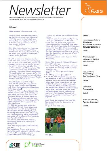 Newsletter Mai 2011