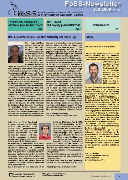 Der FoSS-Newsletter Juli 2009