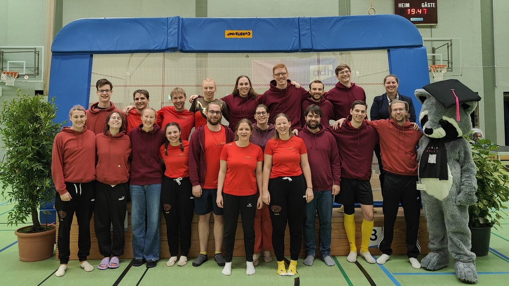 Gruppenfoto der Karlsruher Trampolinturner