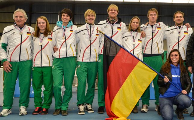Die deutsche Auswahlmannschaft der Studierenden