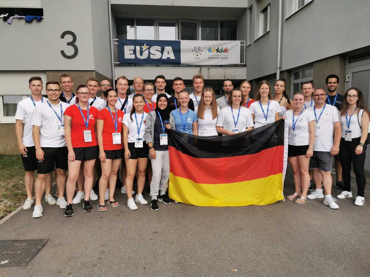 Gruppenbild bei der EUC in Zagreb