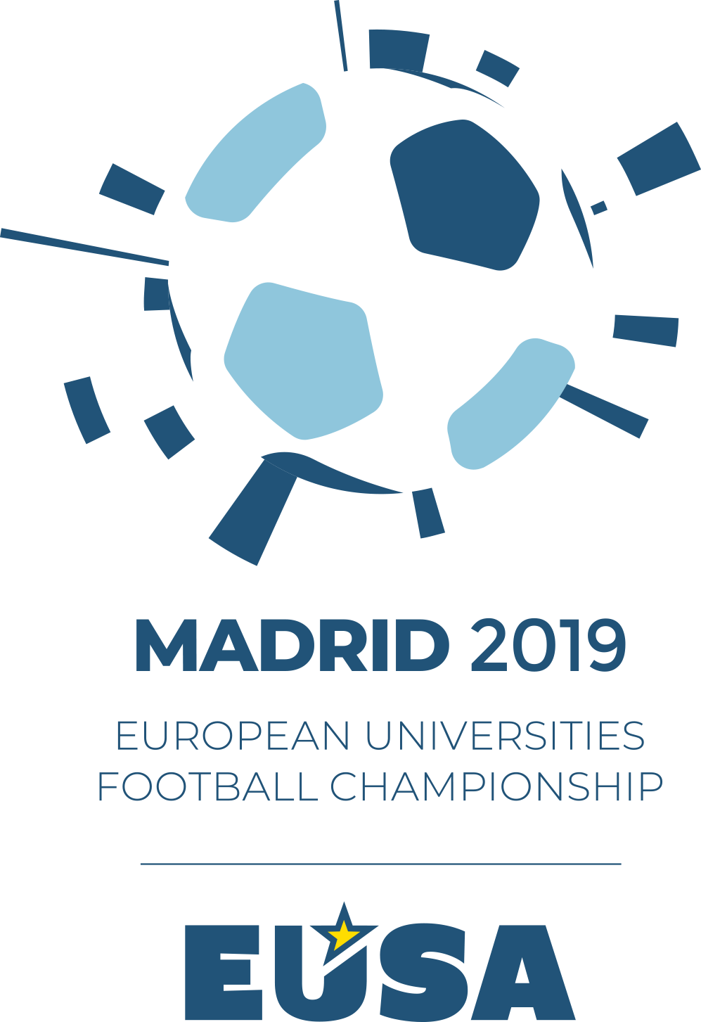 Logo der EUSA Fußball in Madrid